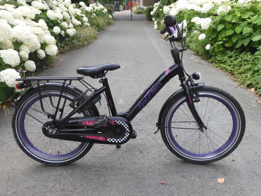 Hele mooie matzwarte  20 inch Alpina  Girlpower, Fietsen en Brommers, Fietsen | Meisjes, Terugtraprem, Alpina, Niet ingevuld, Zo goed als nieuw