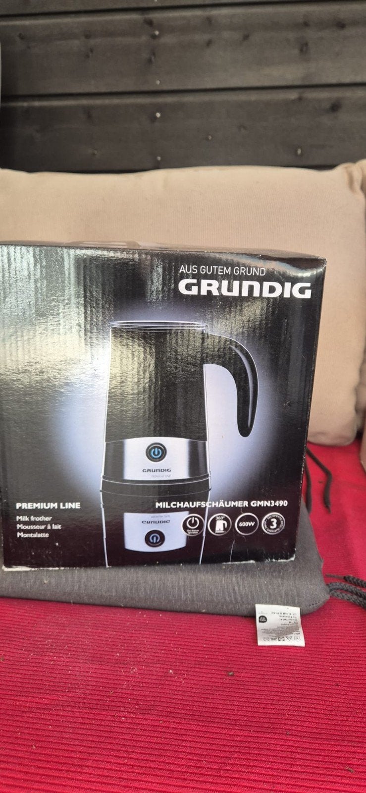 Grundig Melkopschuimer GMN3490 - Nieuw in doos, Witgoed en Apparatuur, Ophalen of Verzenden, Nieuw, Elektrische melkopschuimer