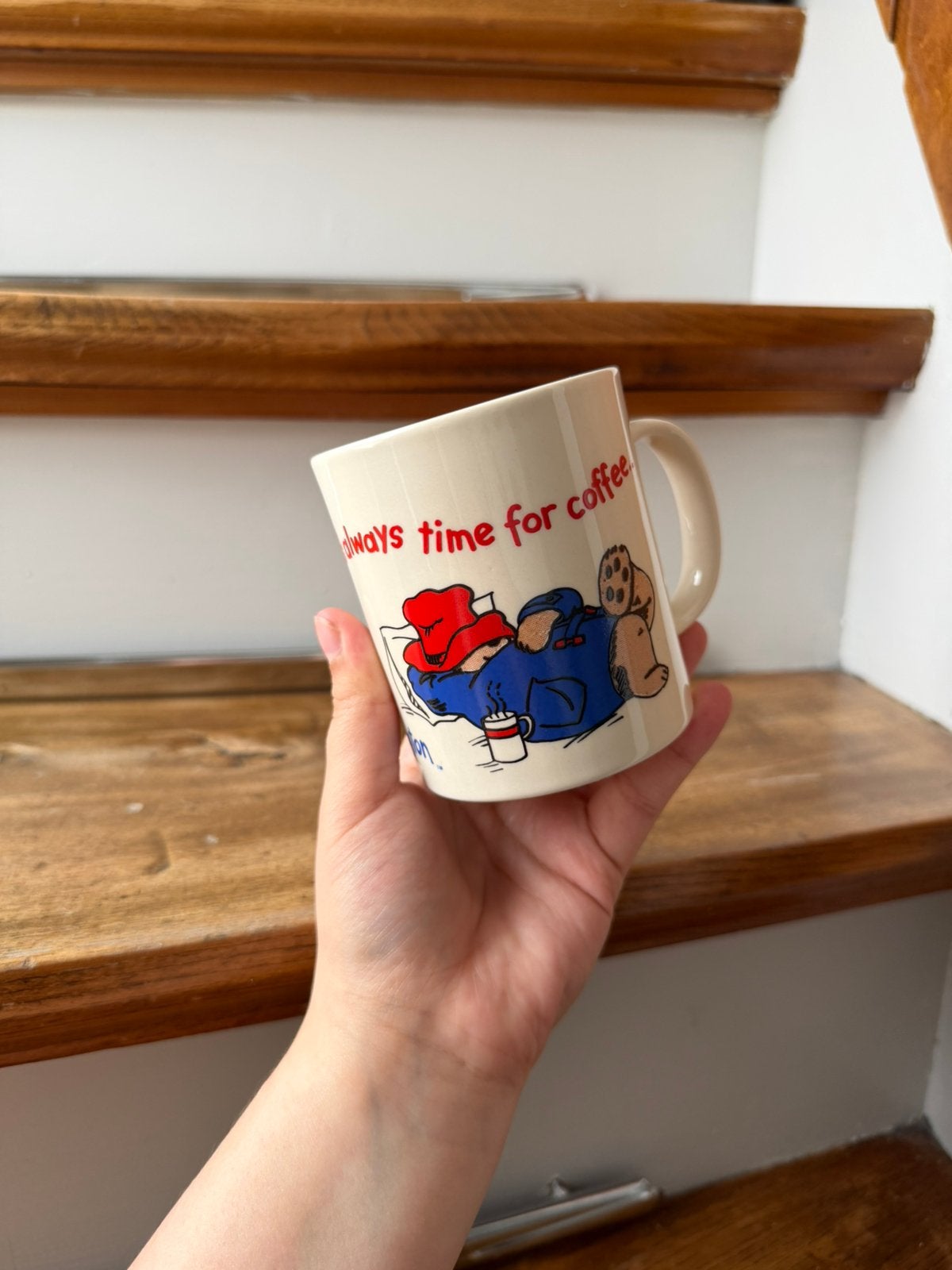 2x Paddington ‘it’s always time for coffee’ mok, Huis en Inrichting, Keuken | Servies, Ophalen of Verzenden, Zo goed als nieuw