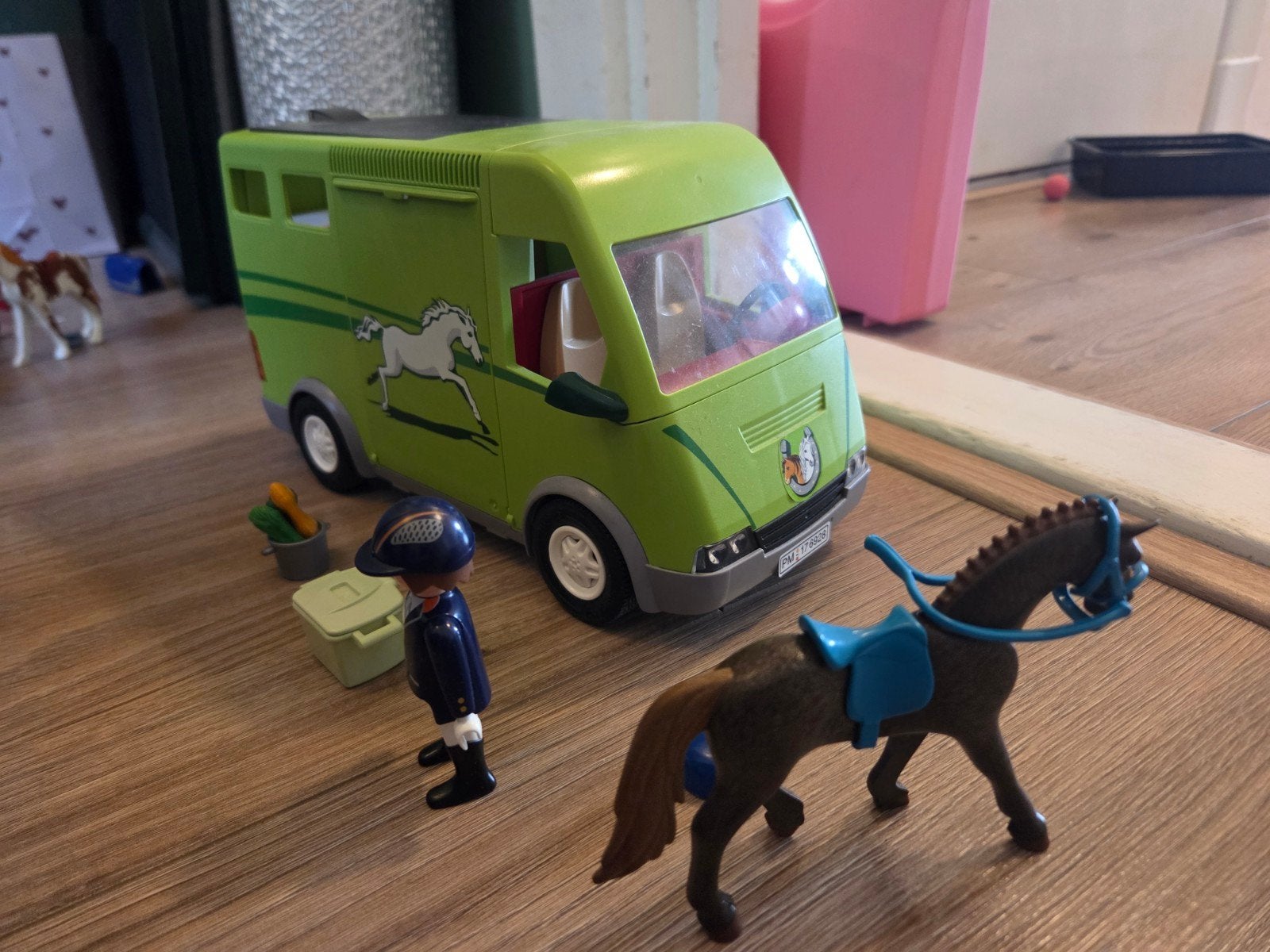 Playmobil Paardenauto met Ruiter en Paard, Ophalen of Verzenden, Gebruikt, Jongen of Meisje