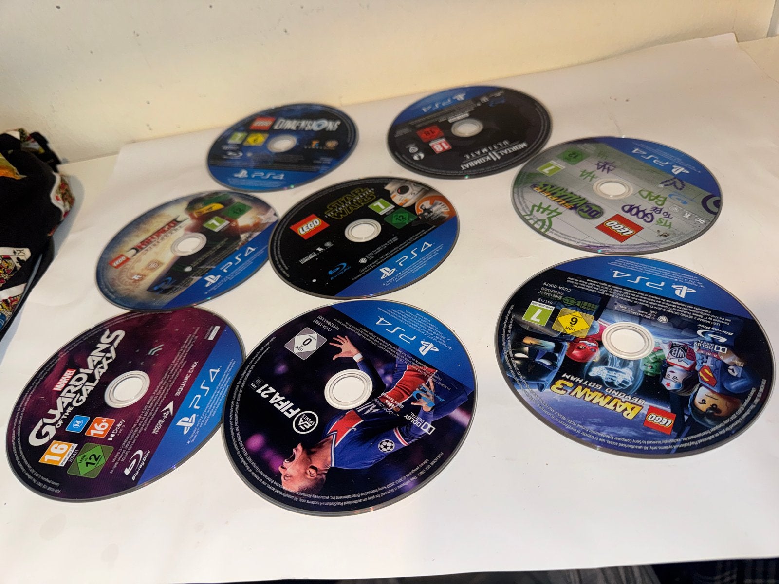 PS4 Games Bundel: LEGO, FIFA 21, Guardians of the Galaxy, Gebruikt, Overige genres, Eén computer, Ophalen of Verzenden