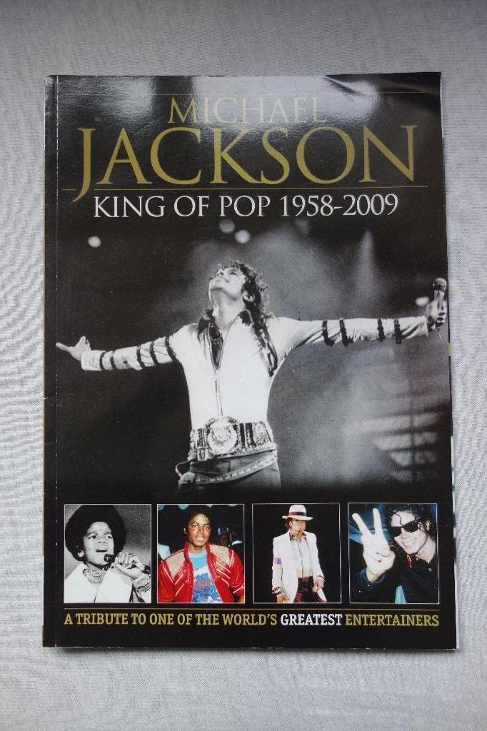 Boek Michael Jackson King of Pop, Ophalen of Verzenden, Zo goed als nieuw, Boek, Tijdschrift of Artikel