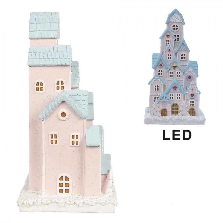 Clayre & Gingerbread house met LED 26 cm Peperkoekhuisje, Ophalen of Verzenden, Nieuw