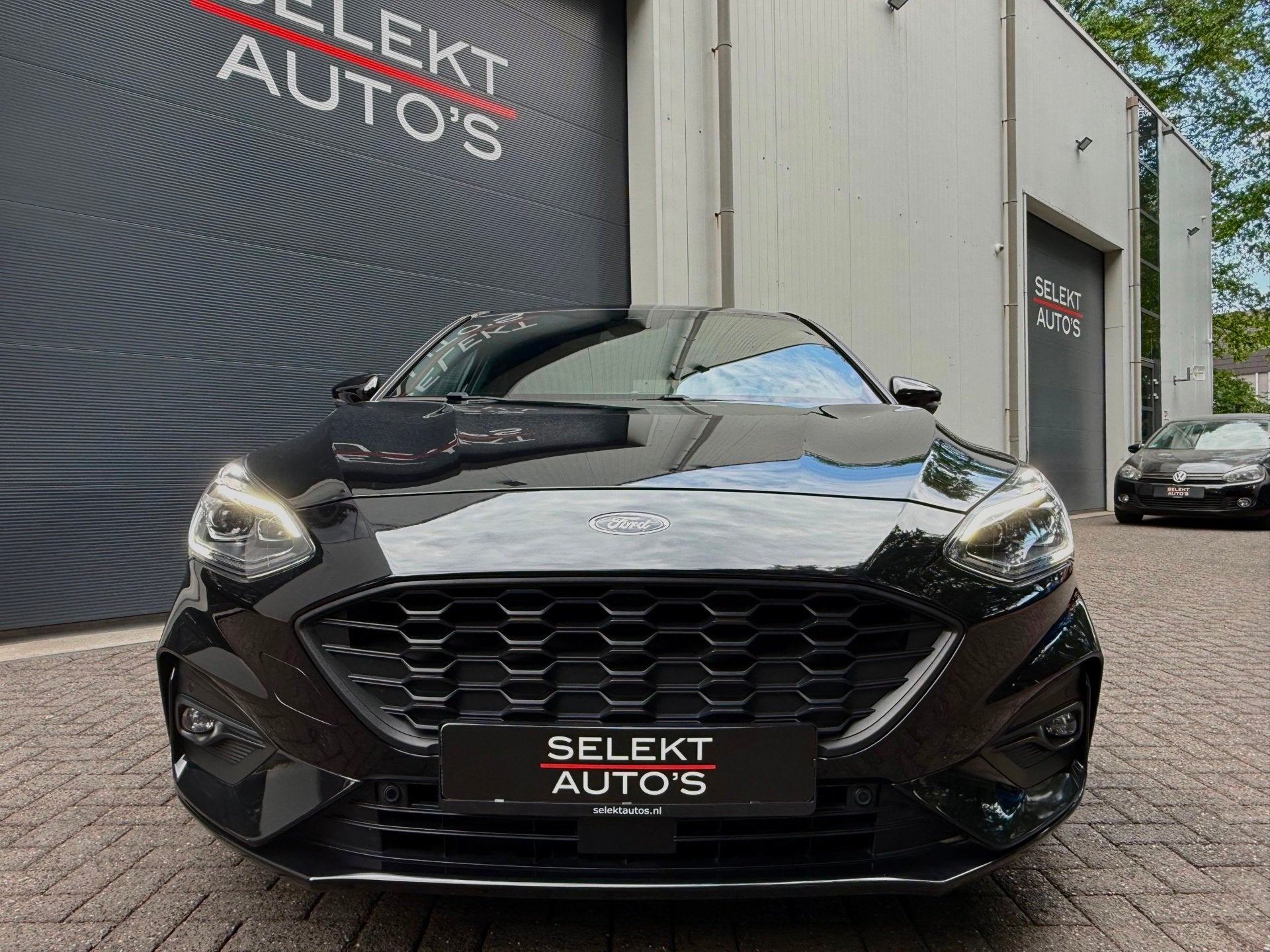 Ford Focus 1.5 EcoBoost ST-Line 182 Pk Pano/Full Led/Climate, Auto's, Stof, Gebruikt, Zwart, Origineel Nederlands