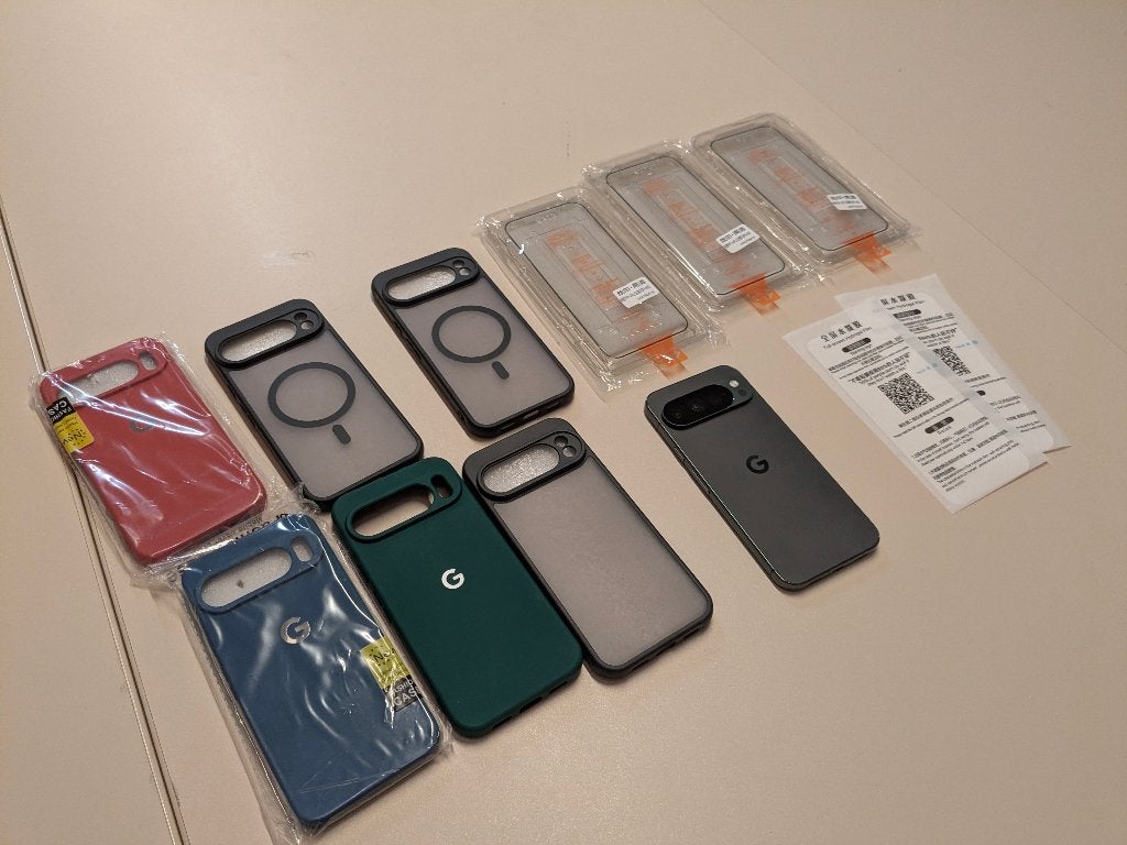 Google Pixel 10 Pro XL 256GB met hoesjes en screenprotectors, Gebruikt, Overige modellen, Zwart, Touchscreen