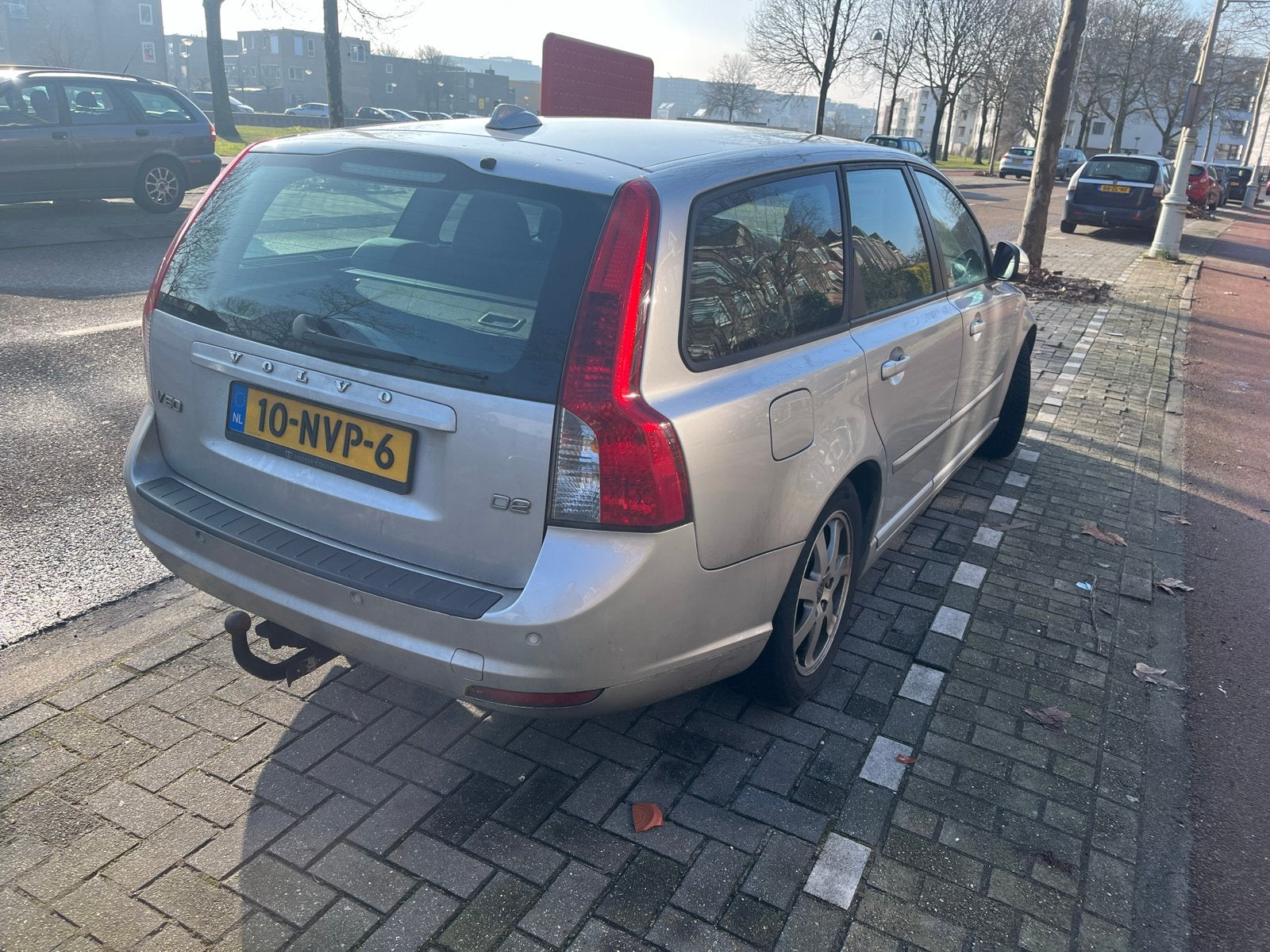 Volvo V50 1.6 D2 2010 Grijs, Auto's, Volvo, Particulier, V50, Diesel, A, Stationwagon, Handgeschakeld, Origineel Nederlands, Zilver of Grijs
