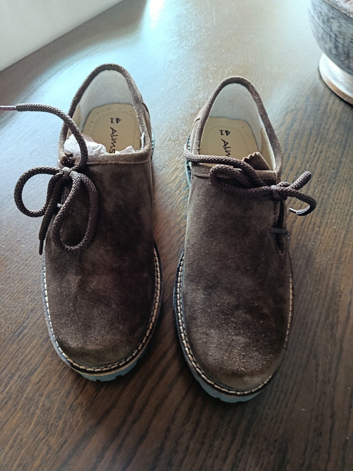 Nieuwe trachten schoenen heren maat 41 Almsach, Kleding | Heren, Schoenen, Bruin, Almsach, Nieuw, Ophalen of Verzenden