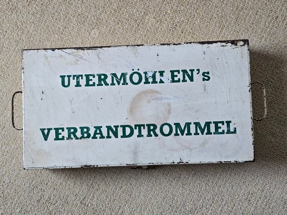 Vintage Utermöhlen's Verbandtrommel - EHBO-doos, Ophalen of Verzenden