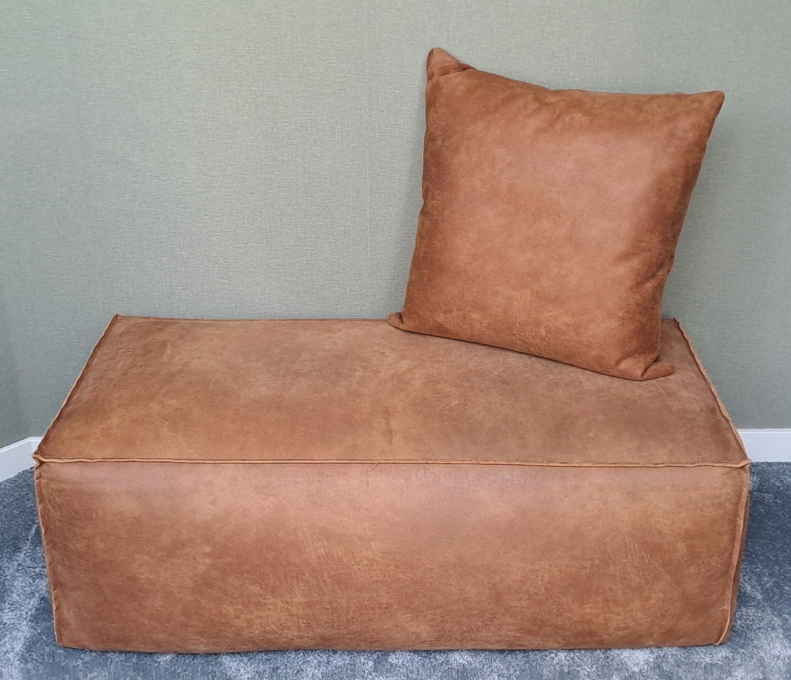 Mooie Hocker/Rodeo Poef/Salontafel/Merk: Woood Be Pure Home, Ophalen, Eenpersoons, Zo goed als nieuw, Minder dan 150 cm