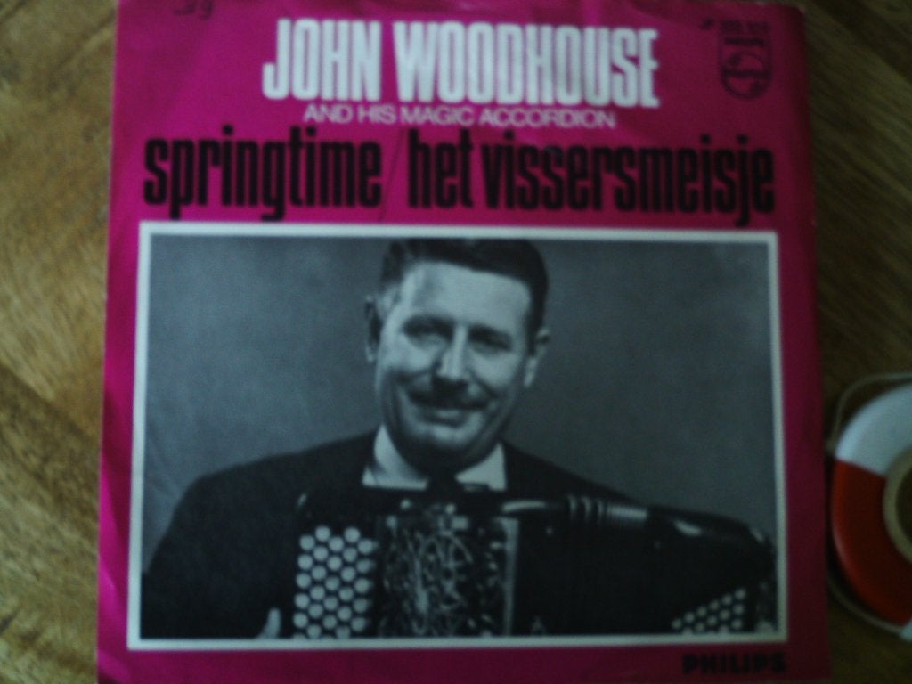 John Woodhouse - Springtime / Het Vissersmeisje   19s, Beschermende buitenhoes, Wereldmuziek, 7 inch, Ophalen of Verzenden