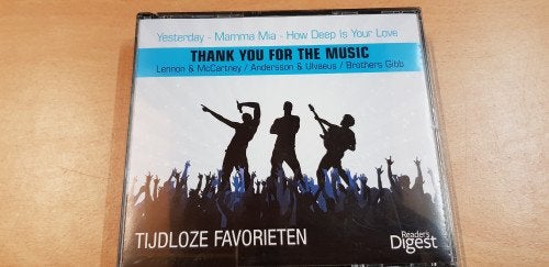 cd 3 dubbel tanck you fort  he  music, Ophalen of Verzenden