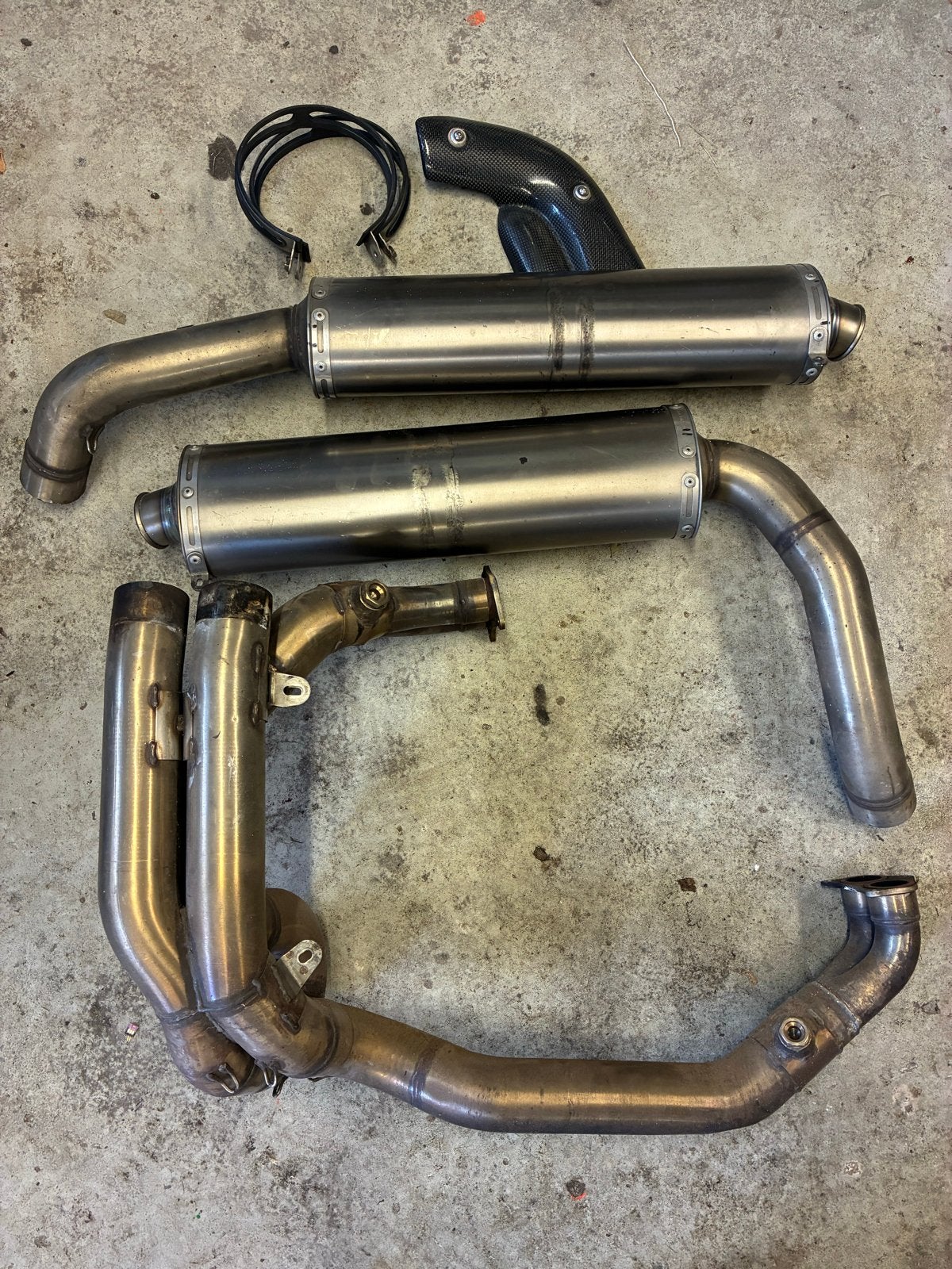 Termignoni uitlaatsysteem 57mm Ducati 748 916 997, Ophalen of Verzenden, Gebruikt