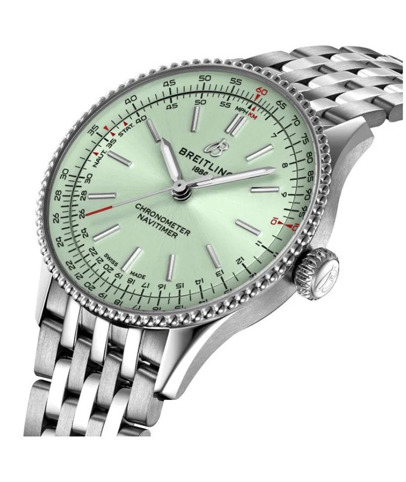 Breitling Navitimer 36, Sieraden, Tassen en Uiterlijk, Horloges | Heren, Staal, Staal, Breitling, Nieuw