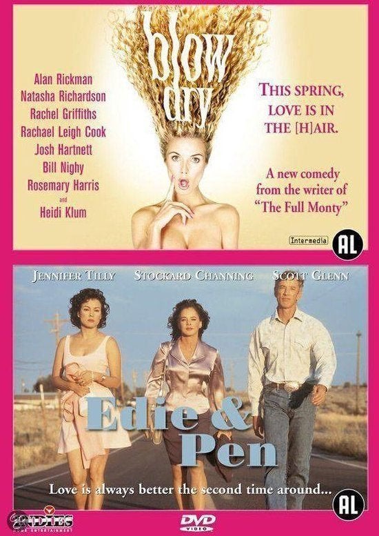 Blow Dry en Edie en Pen 2 Films op 1 DVD 2 Films op 1 DVD, Alle leeftijden, Verzenden, Zo goed als nieuw, Overige genres