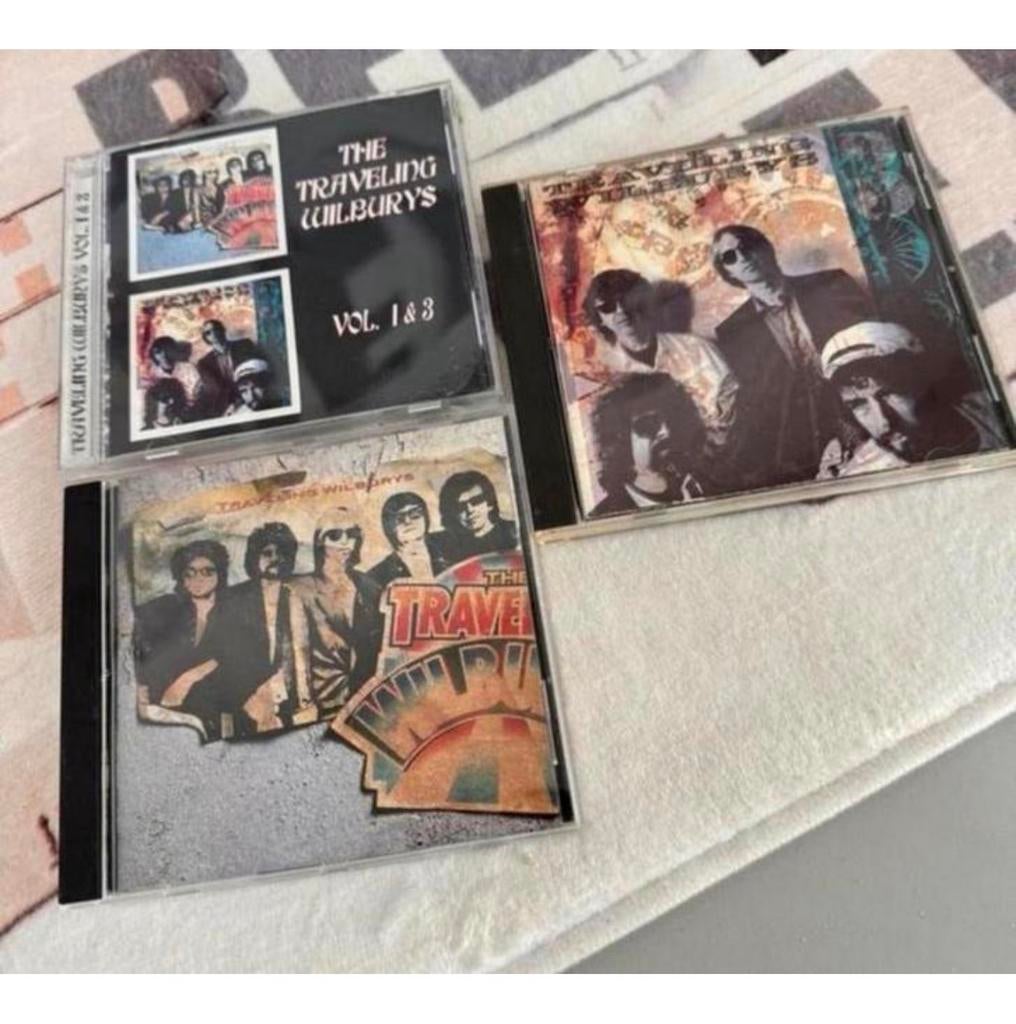 3 Cd cds - The traveling Wilburys 1, 2, vol 1 & 3 origineel, Ophalen of Verzenden, Zo goed als nieuw