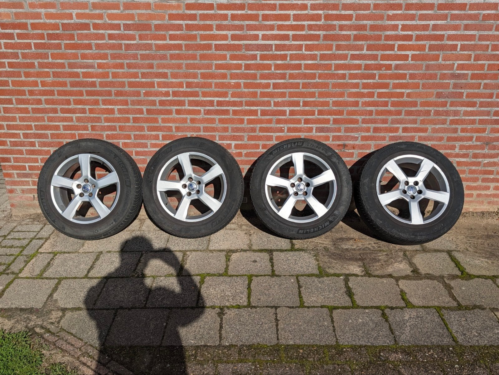 Volvo Cratus 18 inch velgen - Michelin 235/60 R18 winterband, Auto-onderdelen, Ophalen, 18 inch, Gebruikt, Banden en Velgen