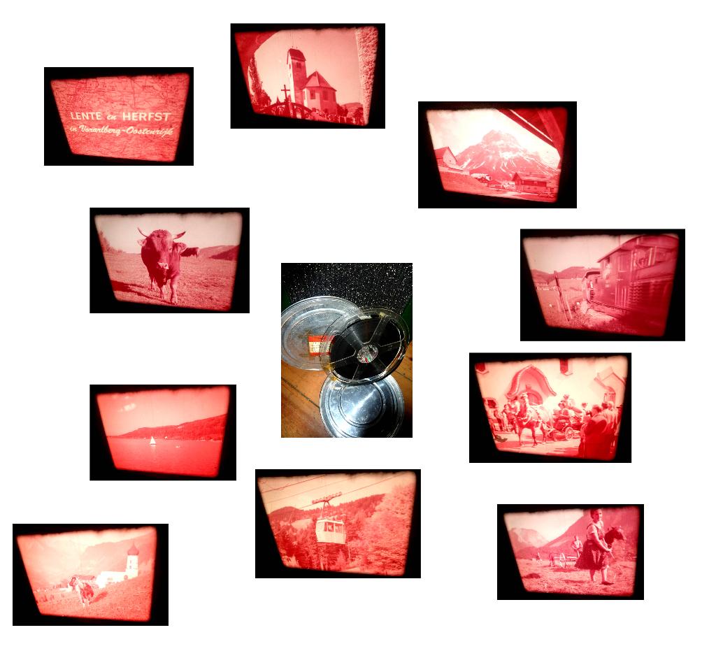 16mm film VorAlberg Vakantie Promo 1960 - rood - 20min, Audio, Tv en Foto, Filmrollen, Ophalen of Verzenden, 16mm film