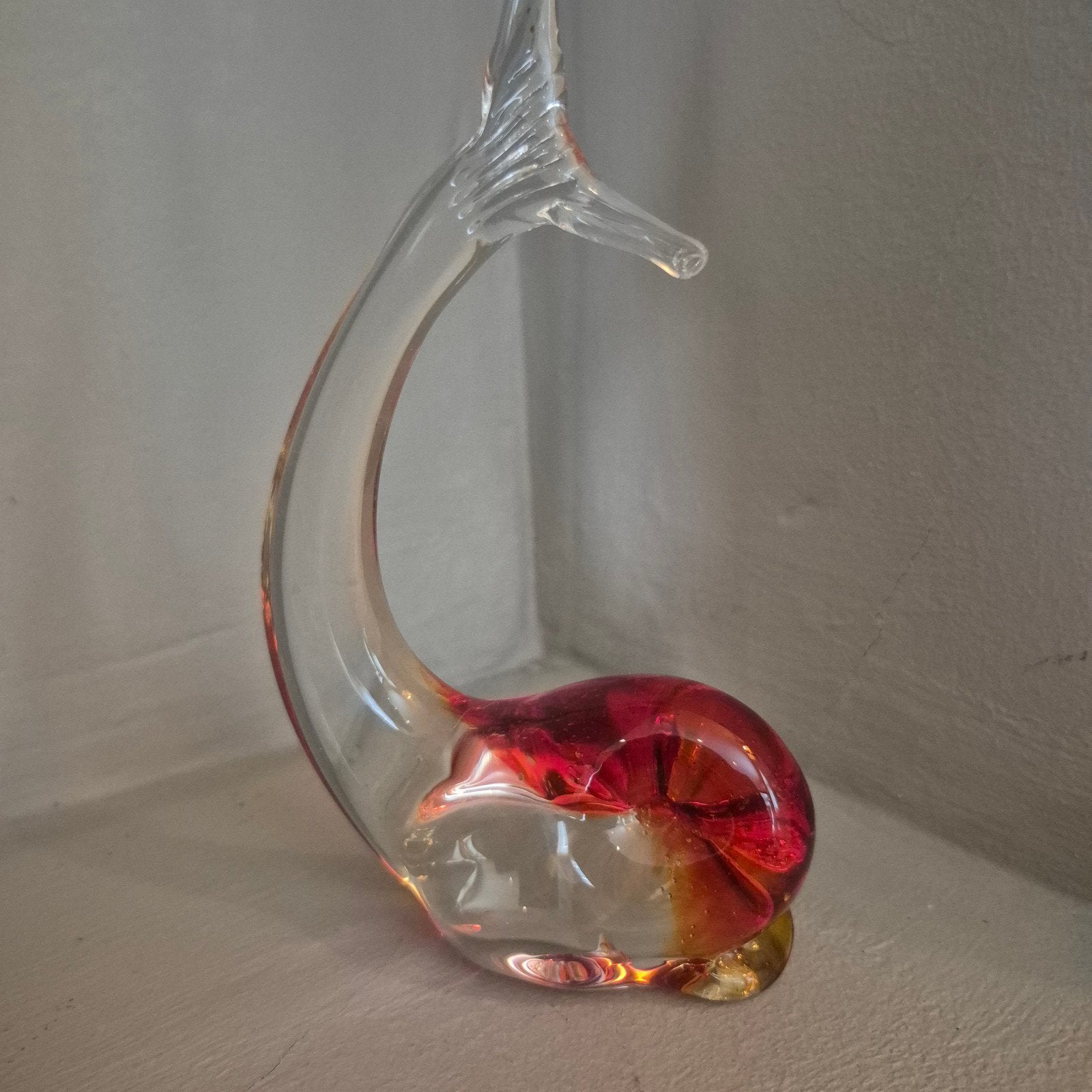 Prachtige vintage glazen dolfijn / walvis – M, Ophalen of Verzenden