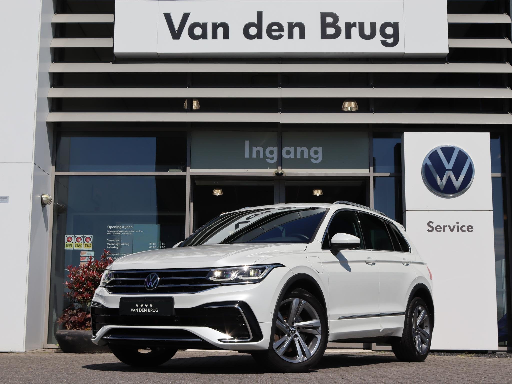 Volkswagen Tiguan 1.4 TSI 245 pk DSG eHybrid R-Line | Trekha, Stof, Euro 6, Wit, Grijs