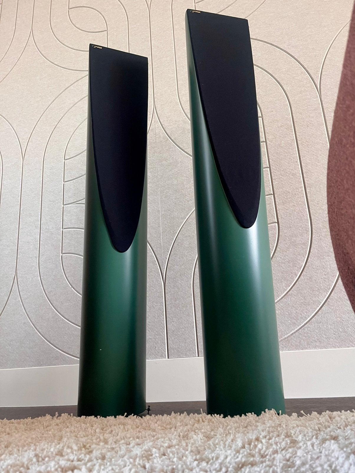 V-Vox Quito cylinder luidsprekers, retro en verrassend, Ophalen, Zo goed als nieuw, Overige merken
