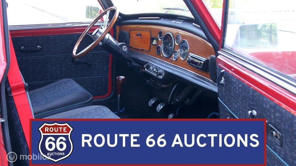 Mini 1000 De Luxe | 1973 | Route 66 Auctions, Auto's, Overige carrosserieën, Zwart, Bedrijf, Handgeschakeld