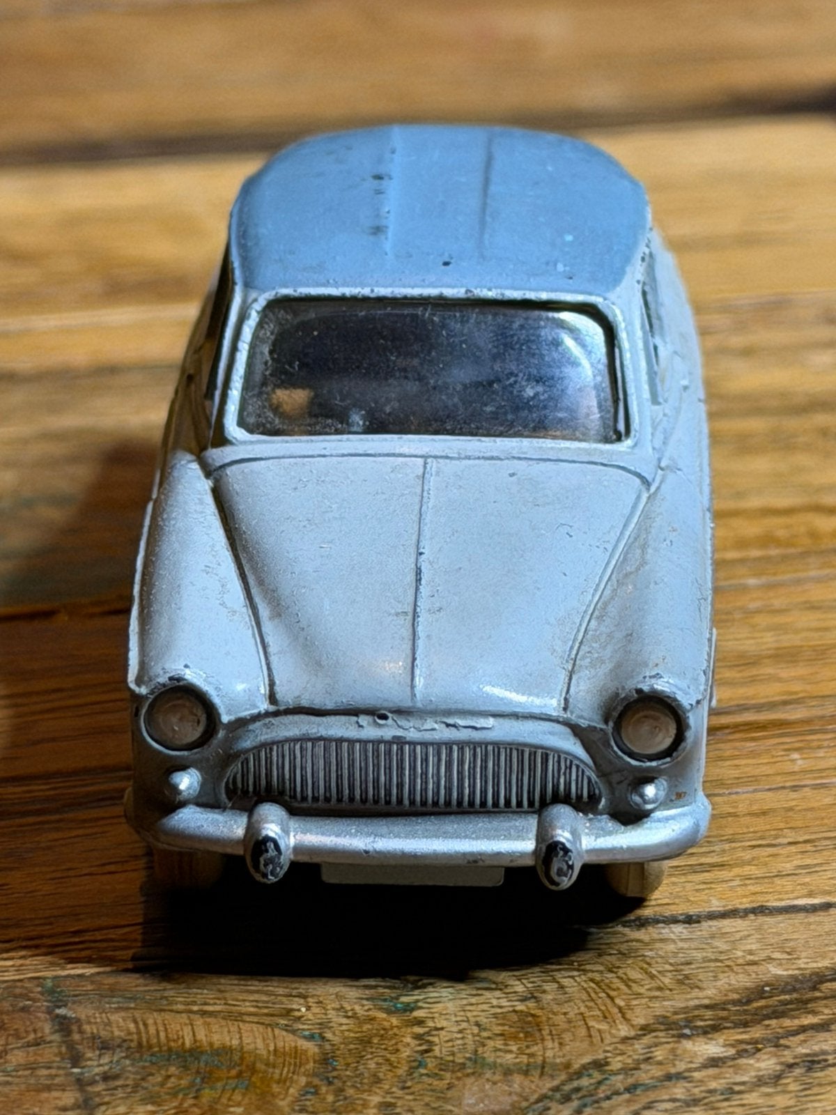 Dinky Toys France 24D Plymouth Belvedere – turquoise/zwart, Hobby en Vrije tijd, Ophalen of Verzenden, Gebruikt, Auto, Dinky Toys