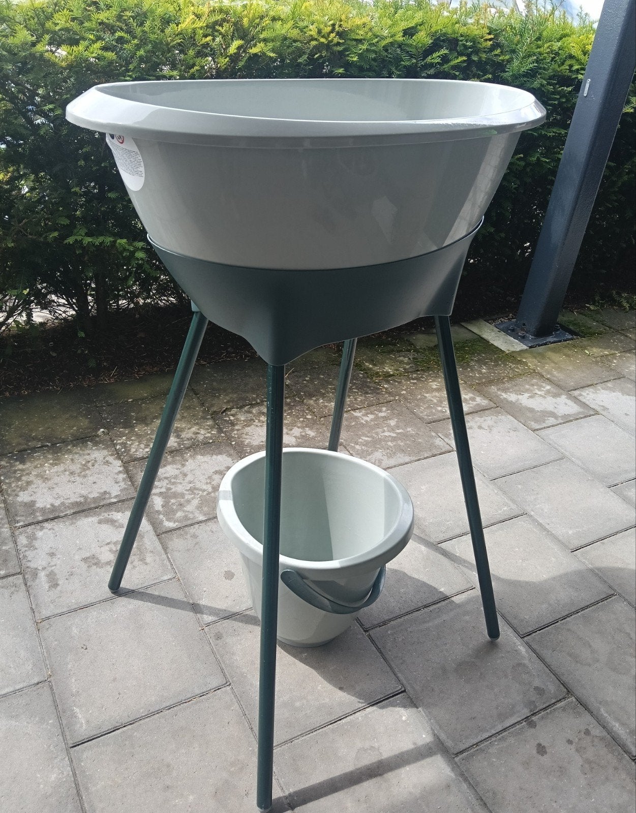 Baby badje groen, Ophalen, Rond, Kunststof, Minder dan 30 cm