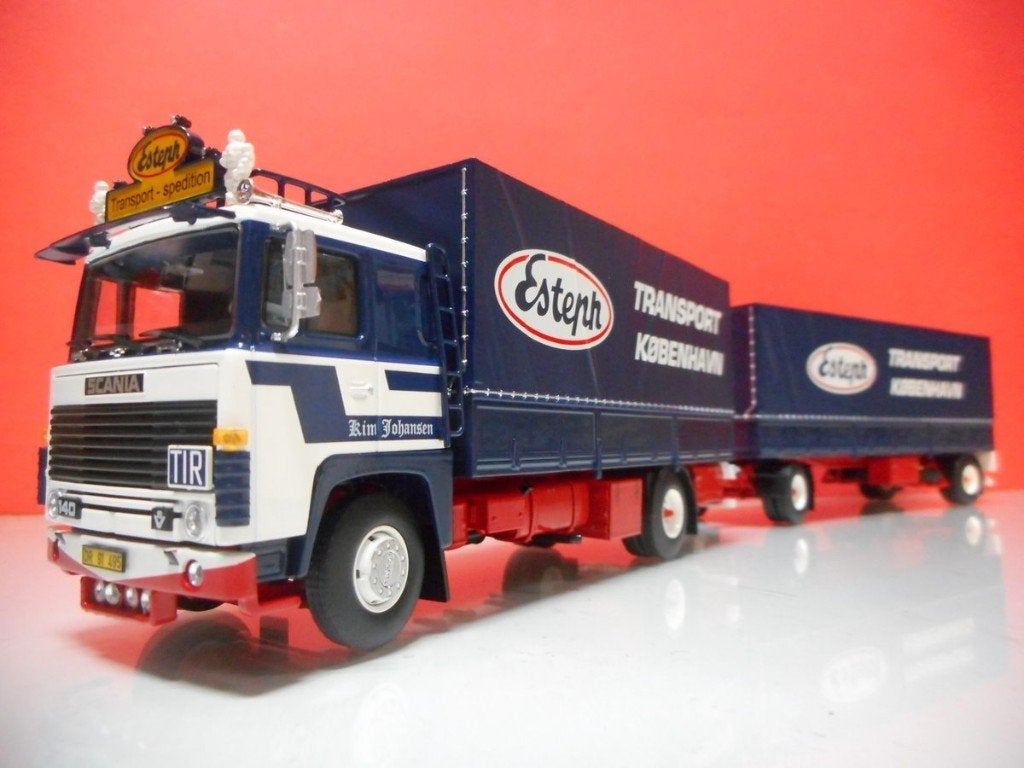 TEKNO SCANIA 140 KIM JOHANSEN, DENEMARKEN 87002, Ophalen of Verzenden, Nieuw, Bus of Vrachtwagen, Tekno
