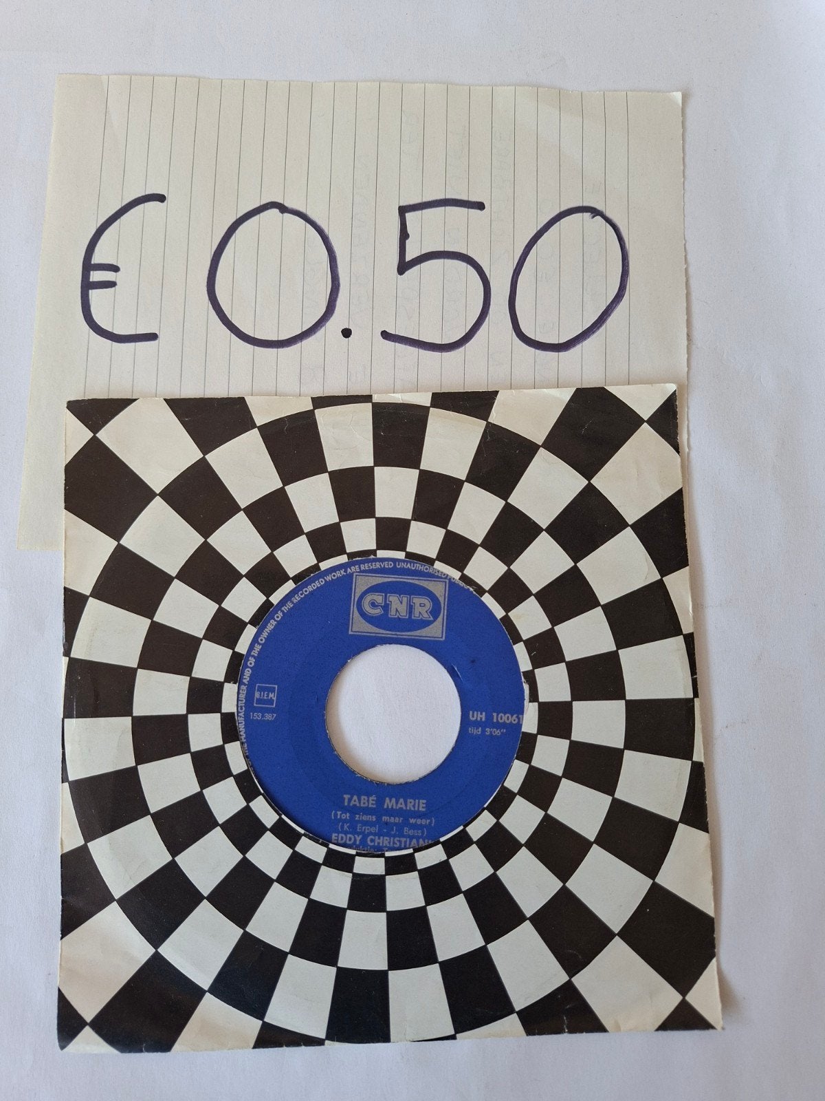 Eddy  Christiani, Ophalen of Verzenden, Gebruikt, 7 inch, Levenslied of Smartlap
