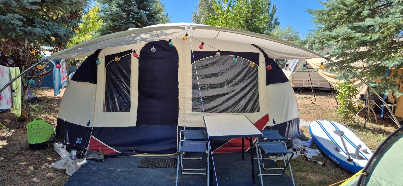 Jamet Rondo XL 4-6 personen, Caravans en Kamperen, Ophalen, Beige, Aanwezig, Jamet