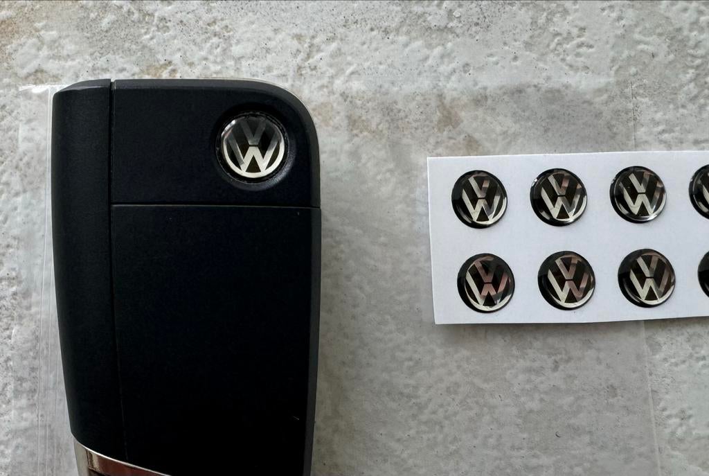Volkswagen Sleutel Logo Stickers - Nieuw, Ophalen of Verzenden, Nieuw