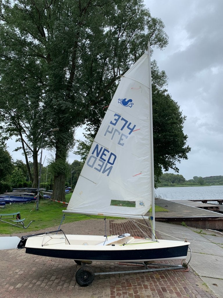 Splash NED 374 donkerblauwe romp, Ophalen, Gebruikt, 4 m, Splash