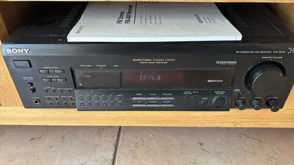 Sony STR-DE315 Audio/Video Control Center Receiver, Ophalen of Verzenden, 60 tot 120 watt, Sony