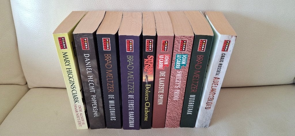 9 Thrillers (pockets poema), Boeken, Ophalen of Verzenden, Gelezen, Diverse auteurs