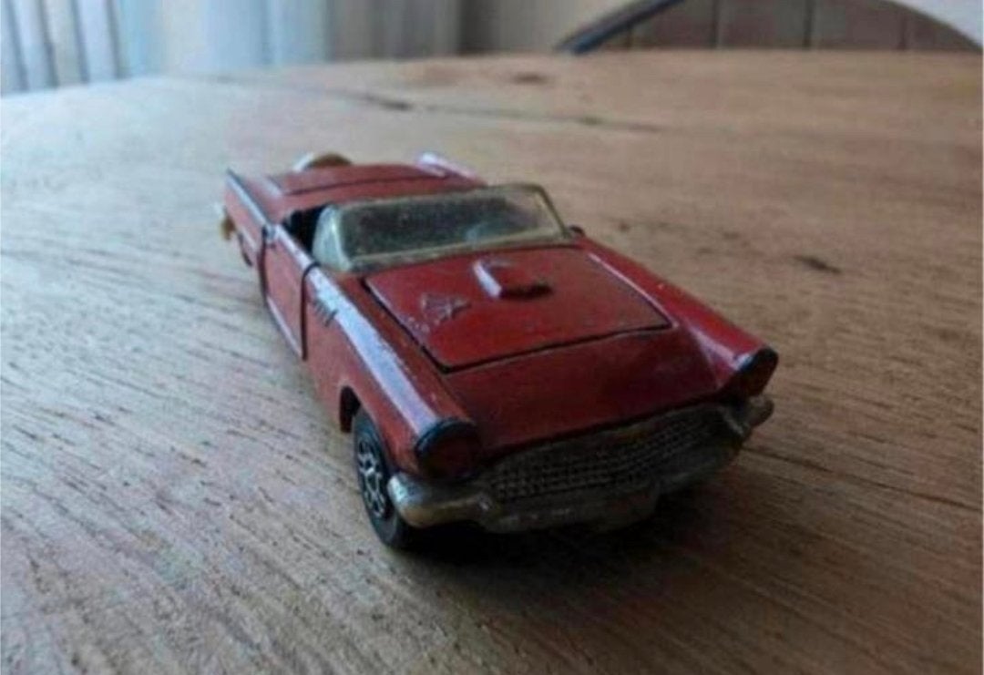 Corgi Ford Thunderbird Cabrio – Made in GT Britain –  1990, Ophalen of Verzenden, Gebruikt, Auto