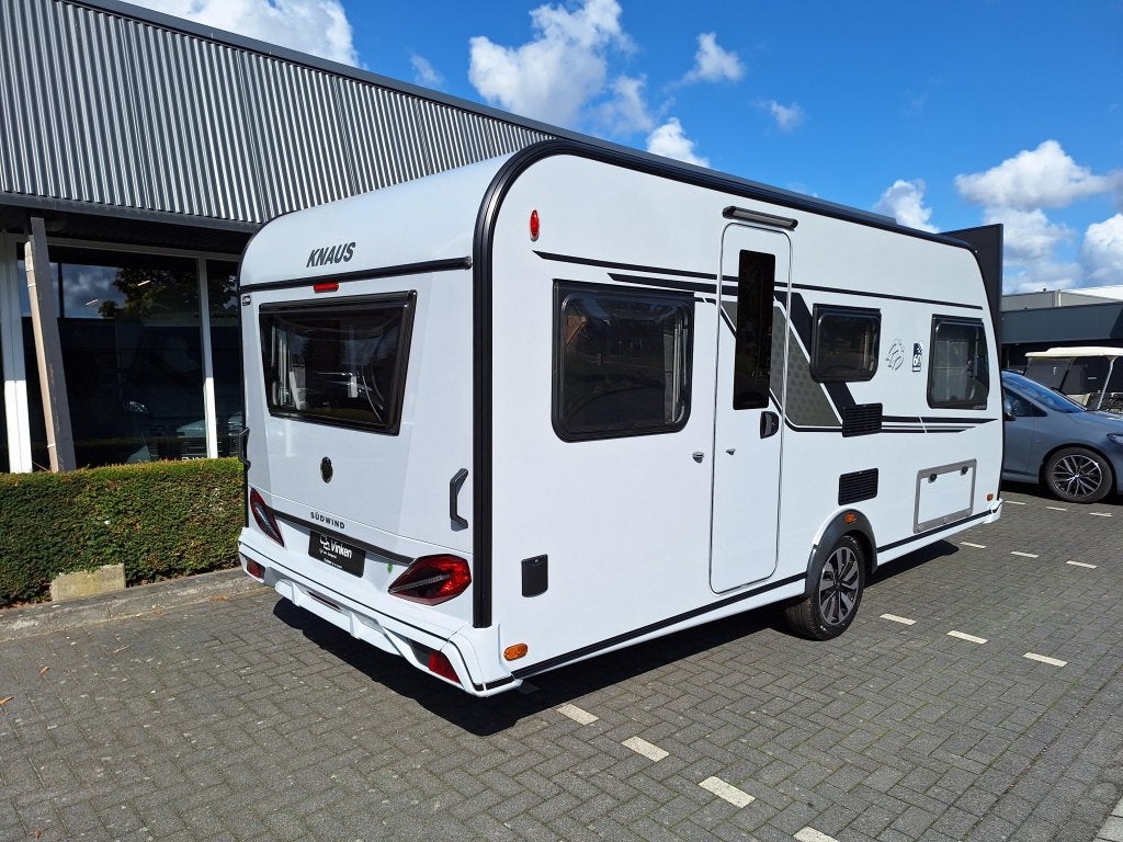 Knaus Sudwind 60 Years 460 EU VINKEN VOORRAAD VOORDEEL, Caravans en Kamperen, Standaardzit, Bedrijf, 4 tot 5 meter, Schokbreker