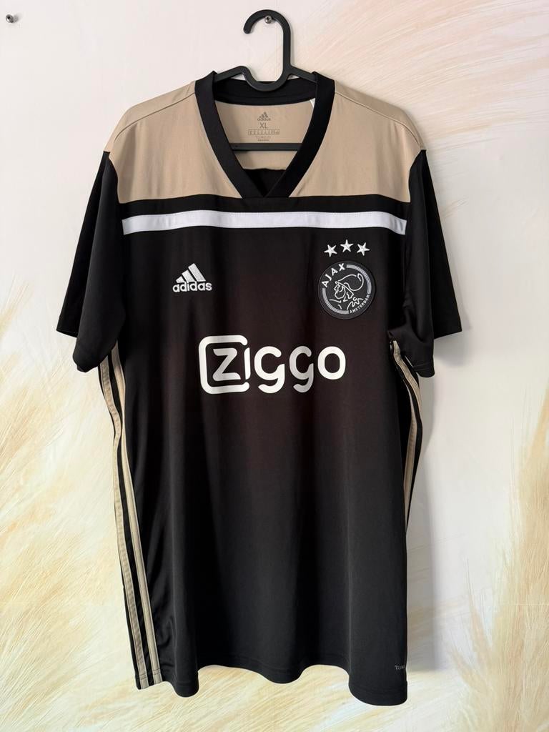 Adidas ajax 2018/2019 uitshirt (maat xl), Ophalen of Verzenden, Zo goed als nieuw, Maat 56/58 (XL), Zwart