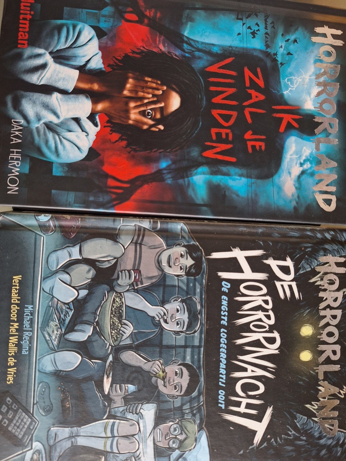 Horrorland & andere jeugdthrillers - 9 boeken, Ophalen, Zo goed als nieuw, Chinouk Thijssen, K.R. Alexander, Max Boucherat, Daka Hermon