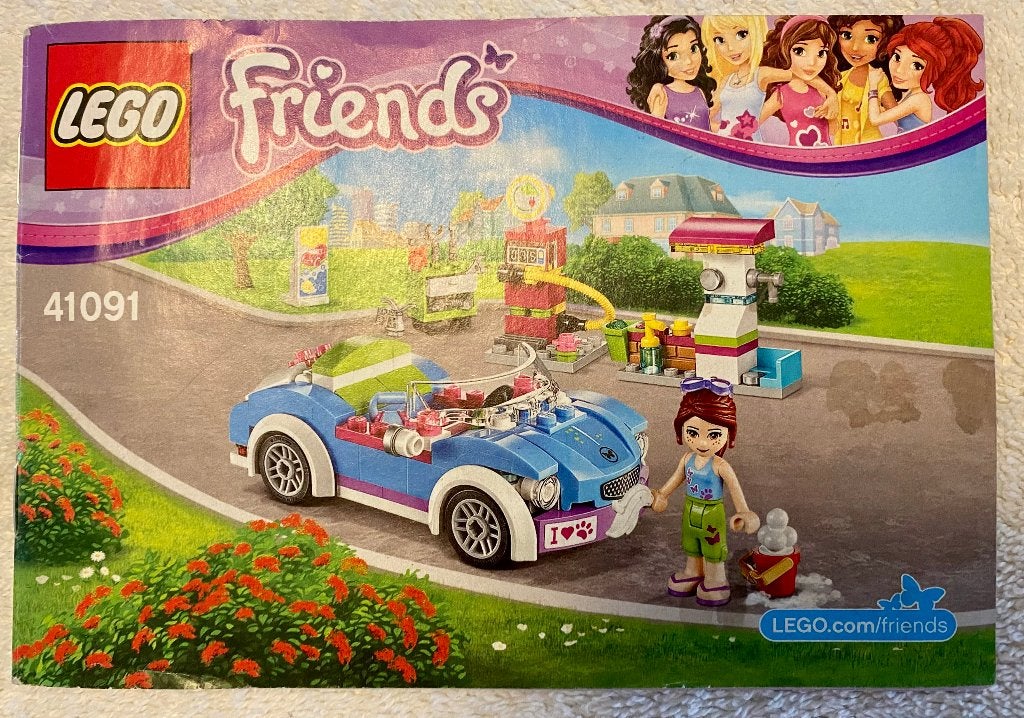 LEGO Friends 41091 Mia's Roadster (compleet), Compleet, Lego, Friends, Ophalen of Verzenden