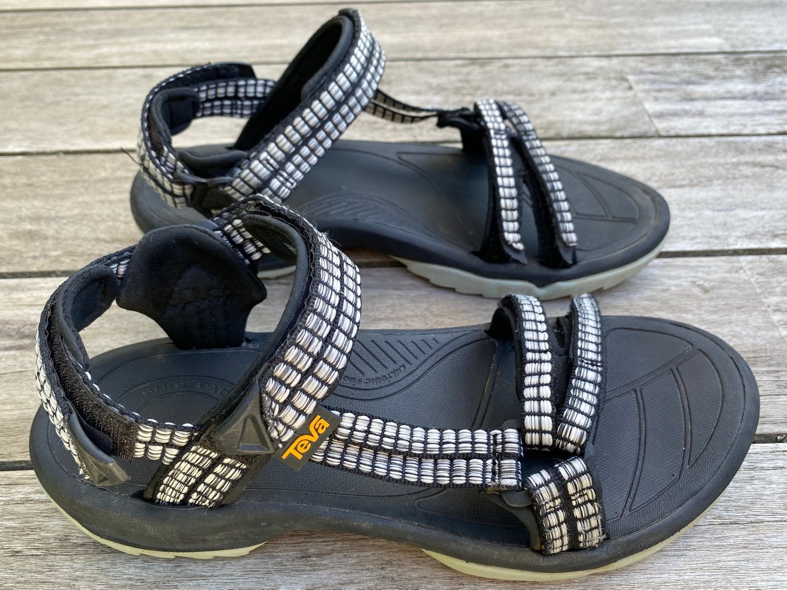 Teva Tevas Teva’s - maat 40 - Prima staat!, Zwart, Zo goed als nieuw, Sandalen of Muiltjes, Ophalen of Verzenden