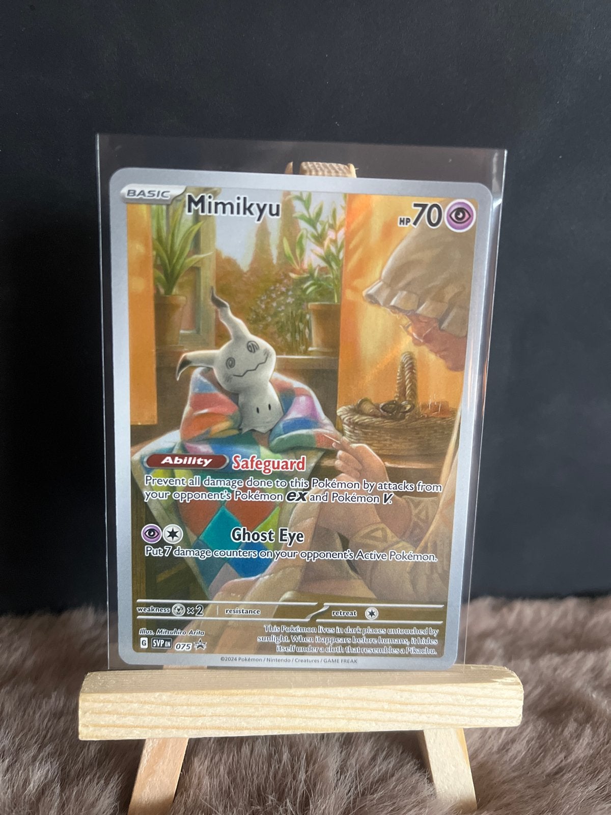 Mimikyu Pokémon Kaart - Zeldzaam en in Topconditie!, Ophalen of Verzenden, Nieuw, Losse kaart