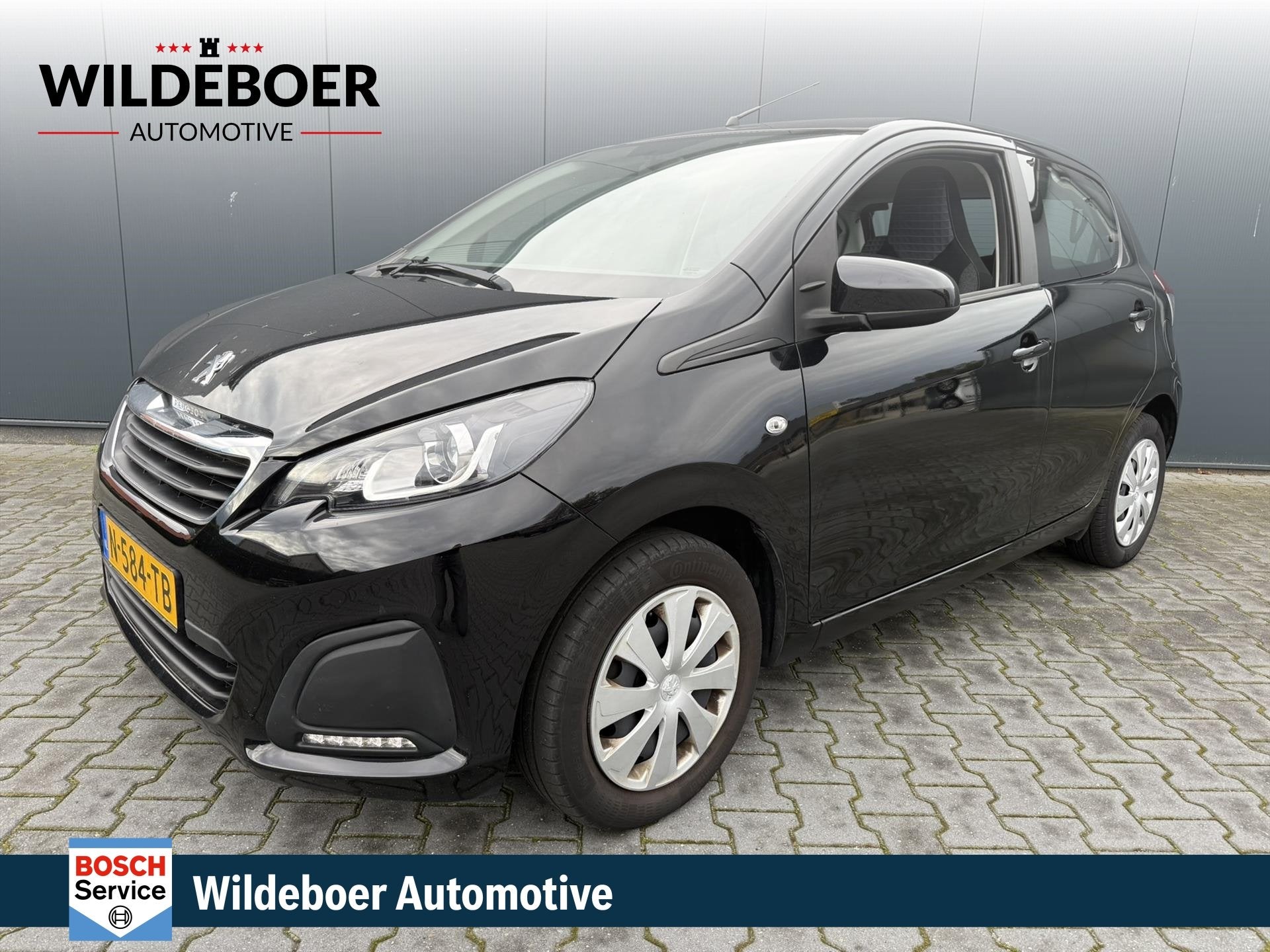 Peugeot 108 1.0 e-VTi 72 PK Active 5 DRS + AIRCO + ELEK RAME, 21 km/l, Stof, Gebruikt, 4 stoelen