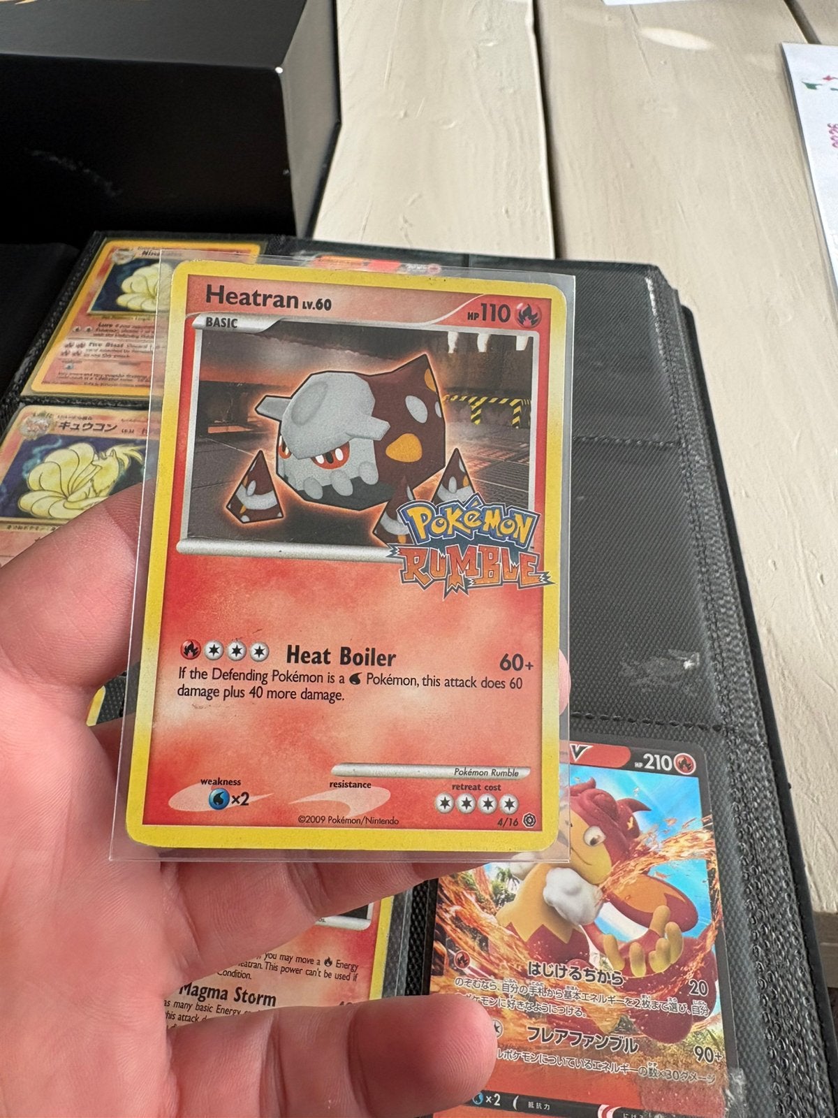 Heatran rumble, Ophalen of Verzenden, Zo goed als nieuw, Meerdere kaarten, Foil