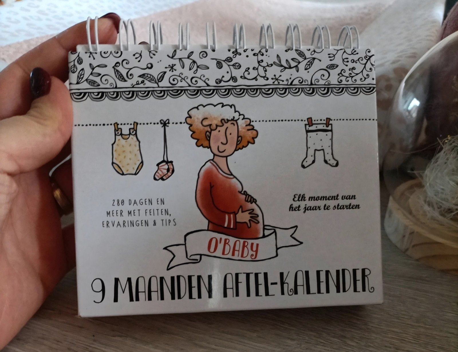 9 maanden baby aftel kalender, Ophalen, Dagkalender, Nieuw