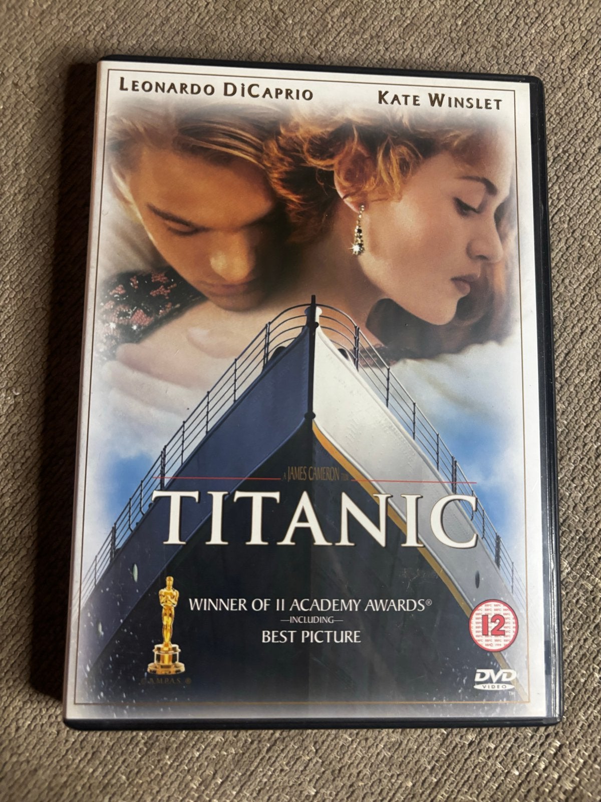 Titanic DVD - Romantisch drama met Leonardo DiCaprio, Nederlands, Vanaf 12 jaar, Inclusief doosje, Gebruikt