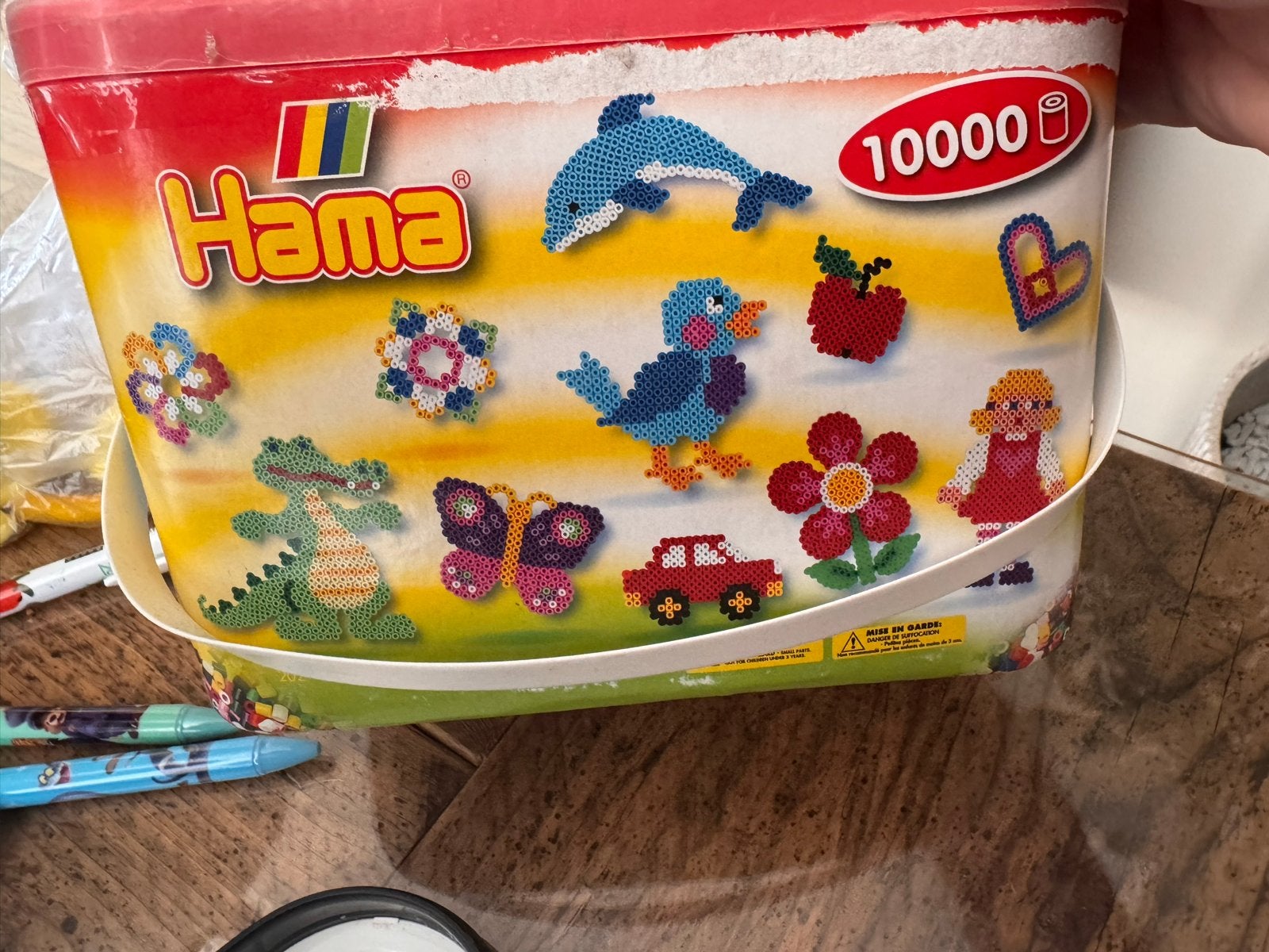 Hama strijkkralen set met 10.000 kralen en legbordjes, Ophalen, Gebruikt, Dieren, Meerkleurig