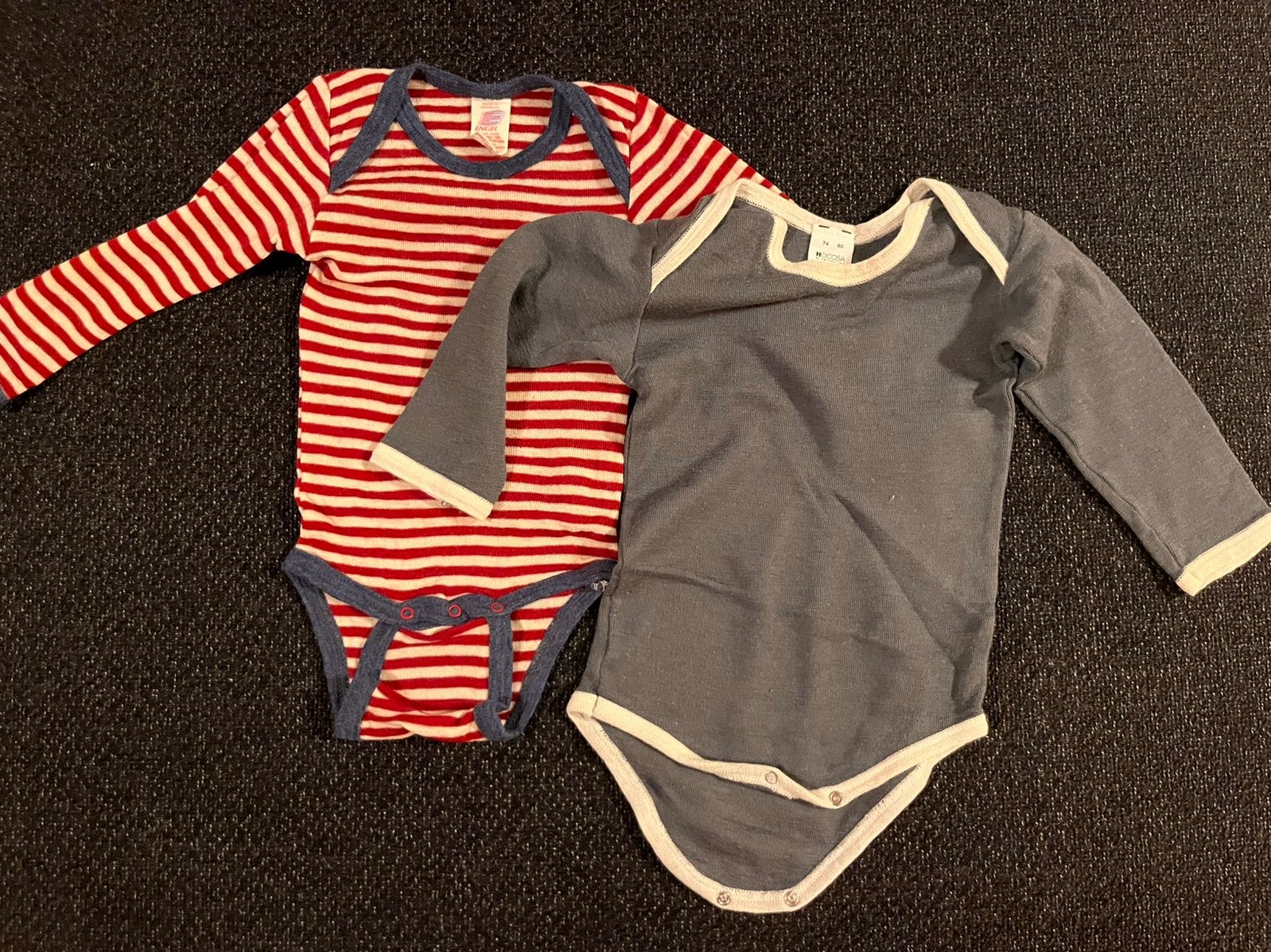Engel / Hocosa wol/zijde rompers maat 74/80, Kinderen en Baby's, Ophalen of Verzenden, Zo goed als nieuw, Jongetje of Meisje, Nacht- of Onderkleding