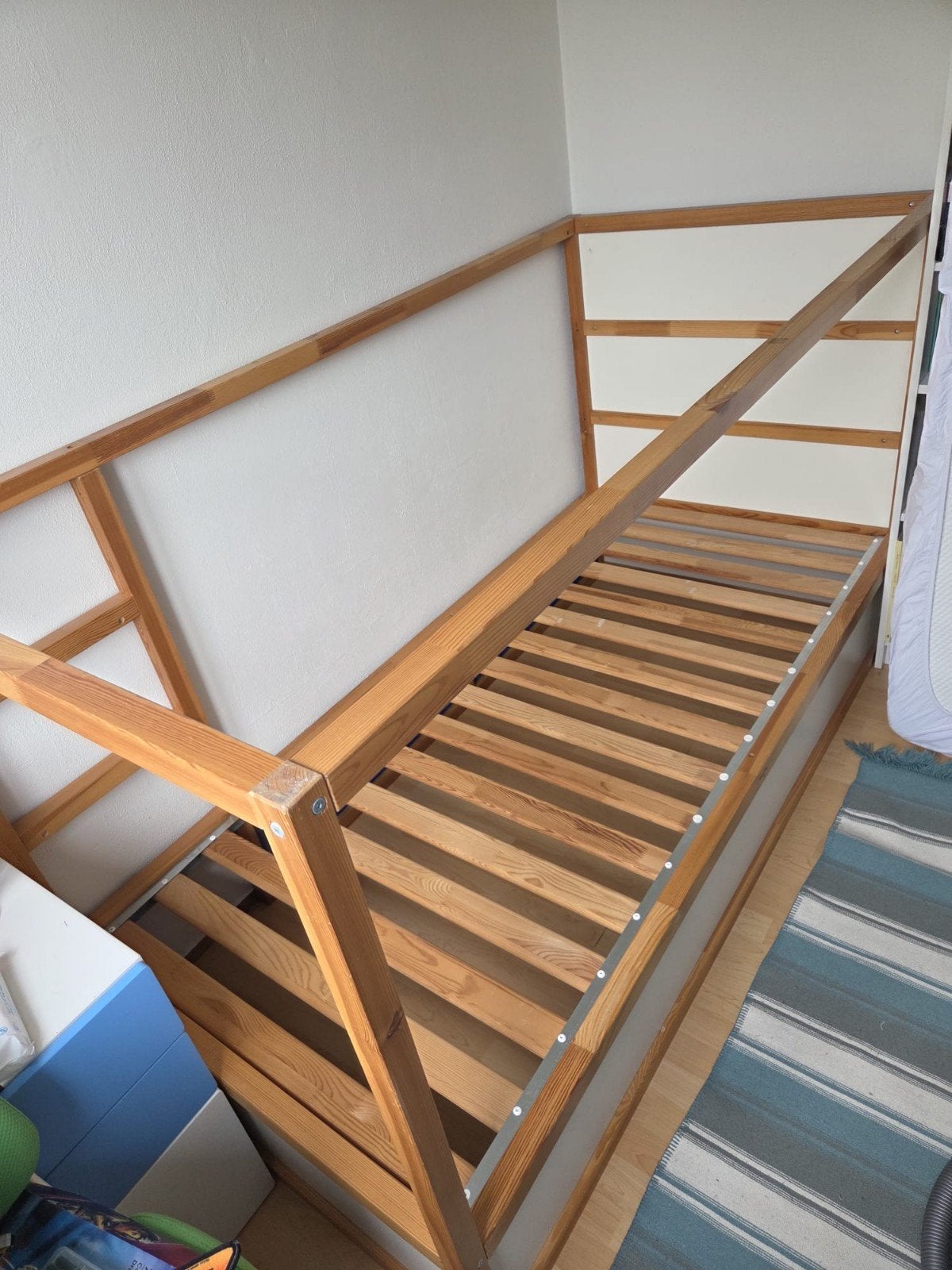 Ikea Kura bed, Kinderen en Baby's, Kinderkamer | Bedden, Ophalen, 85 tot 100 cm, Gebruikt, Lattenbodem