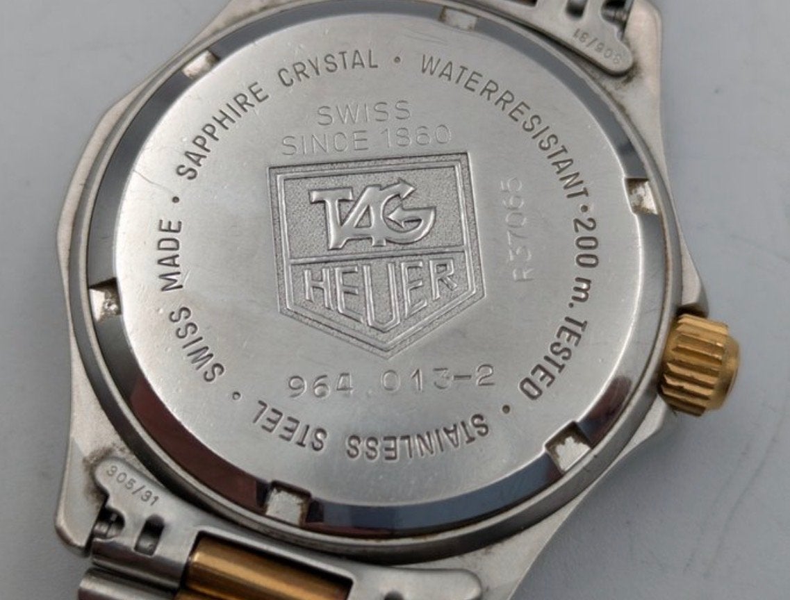 TAG Heuer 2000Professional Dames Horloge, Gebruikt, Staal, Polshorloge, Ophalen of Verzenden