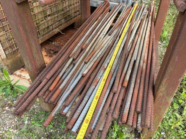 Centerpen Trekstang L 0.50 tot 1.50 m Bekisting Accessoire, Ophalen, Gebruikt, IJzer, Slot